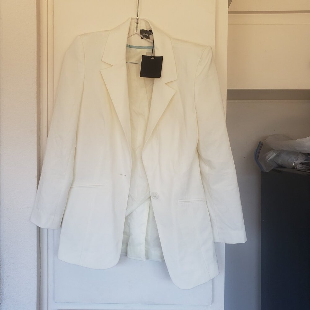 Asos White Blazer Size 8